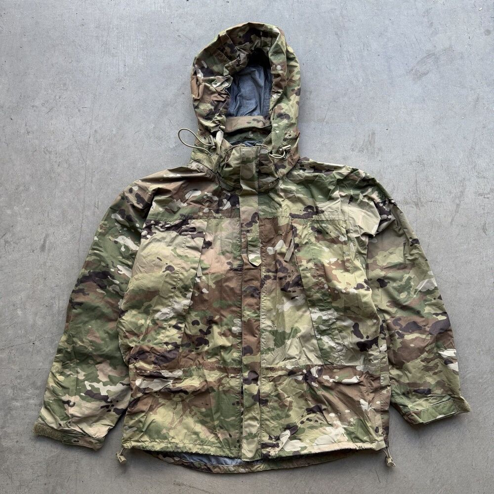 NSN Sz S Short Jacket Camouflage Extreme Cold Wet Gen 3 III Layer 6 OCP Tennier